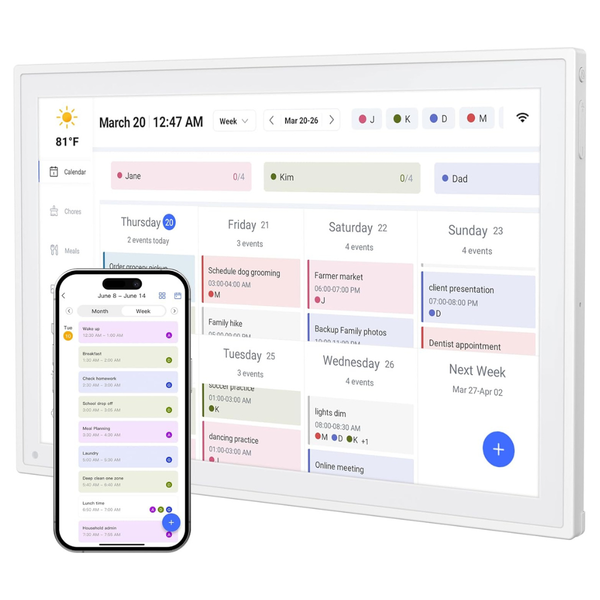 10.1" Smart WiFi Electronic Calendar & Chore Chart