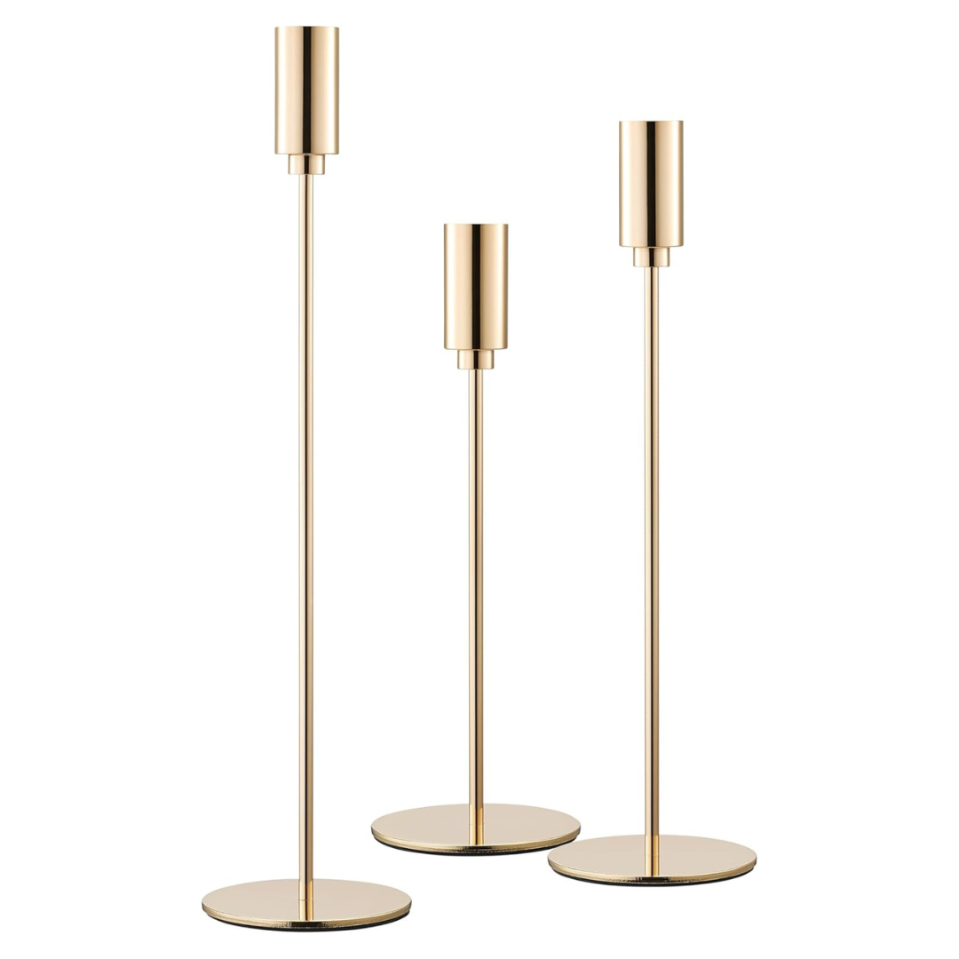 3-Piece Tabletop Candle Holders Set