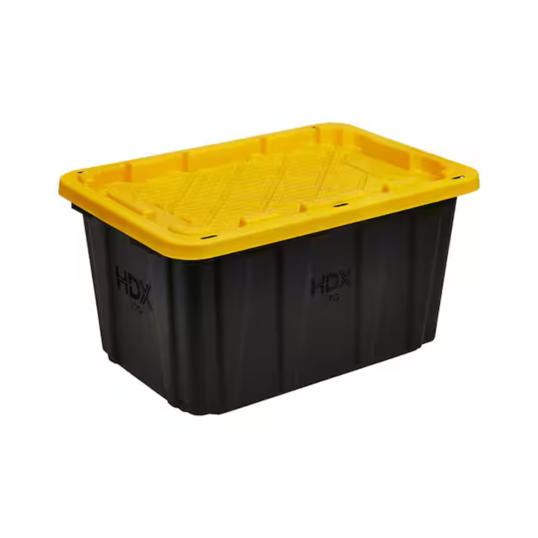 27-Gallon HDX Tough Storage Tote (2 Colors)