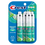4-Pack 0.24oz Crest Scope Mint Breath Mist Sprays