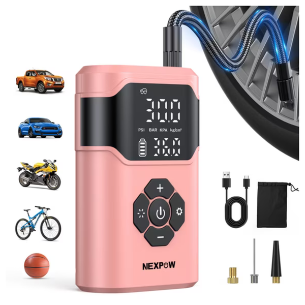 Nexpow Tire Inflator Portable 150 PSI Air Compressor