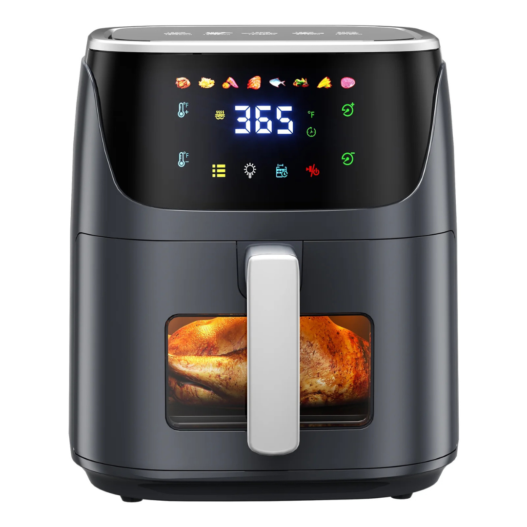 8QT HOMSHADE Air Fryer With 8 Food Preset