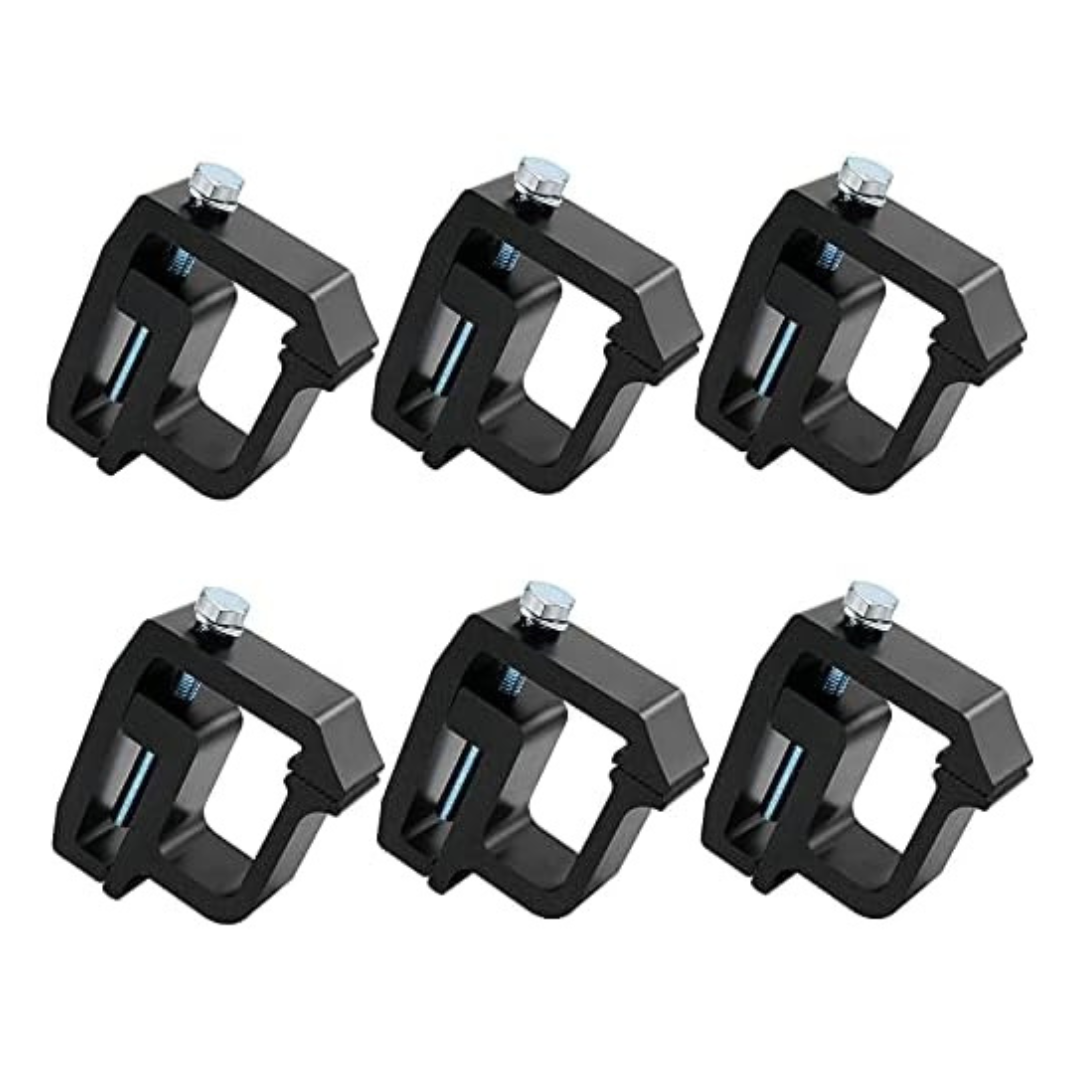 6-Piece Motafar Ladder Rack Truck Topper Mounting Clamps