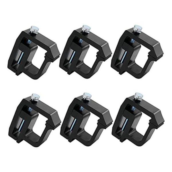 6-Piece Motafar Ladder Rack Truck Topper Mounting Clamps