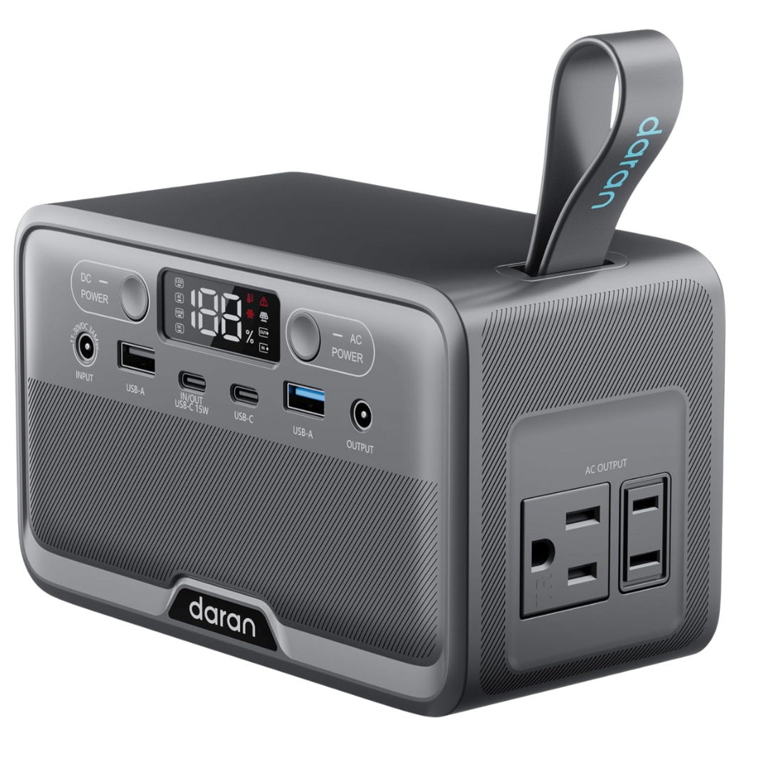 28,000mAh 100W Portable Solar Power Station W/ AC Outlets