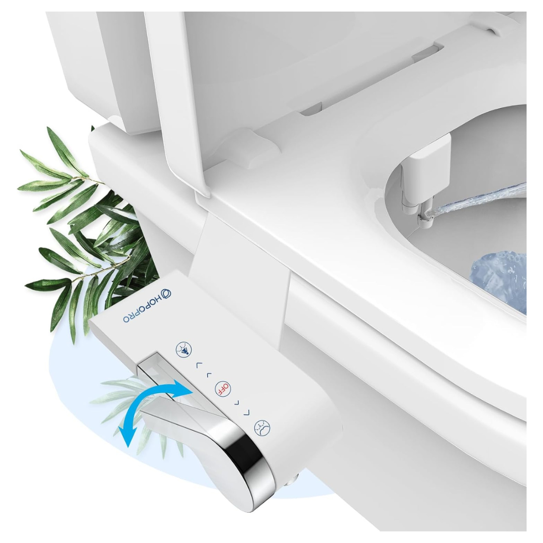 Hopopro Non-Electric Ultra-Slim Dual Bidet Attachment