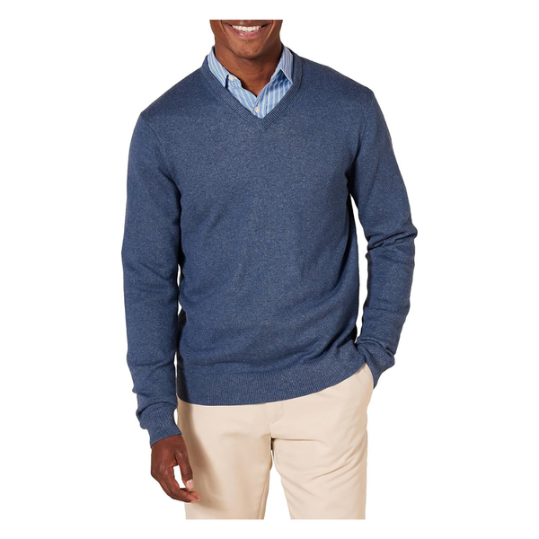 Amazon Essentials Men's V-Neck Pullover Sweater (Various Colors/Sizes)