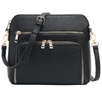 Women's Leather RFID Blocking Crossbody Bags (2 Colors)