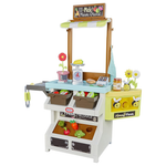 3-In-1 Garden To Table Market Pretend Playset