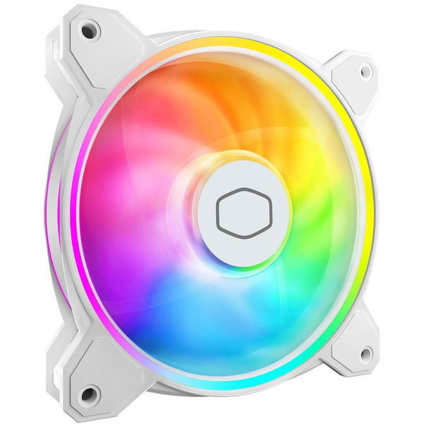 Cooler Master MF140 Halo2 White PC Case Liquid Cooler Air Cooler Fan