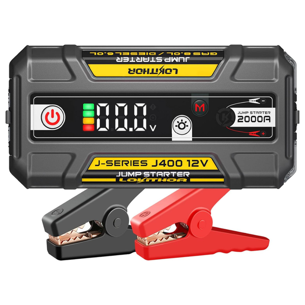2000A 12V Portable Lithium Car Battery Jump Starter