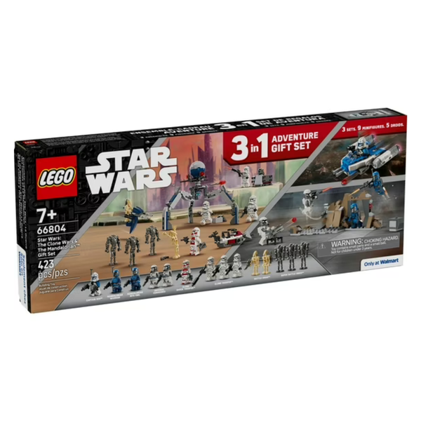 3-In-1 LEGO Star Wars: The Clone Wars & The Mandalorian + $9 Walmart Cash