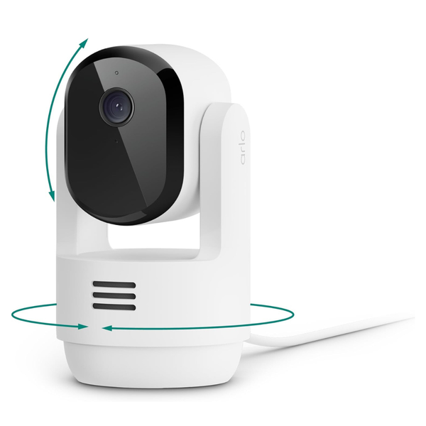 Arlo Essential Indoor Pan Tilt 2K Security Camera (2025 Release)
