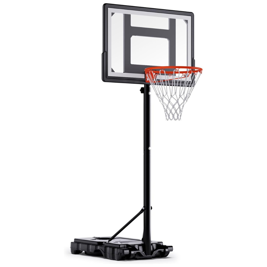 Mayfire Adjustable Height Portable Basketball Hoop
