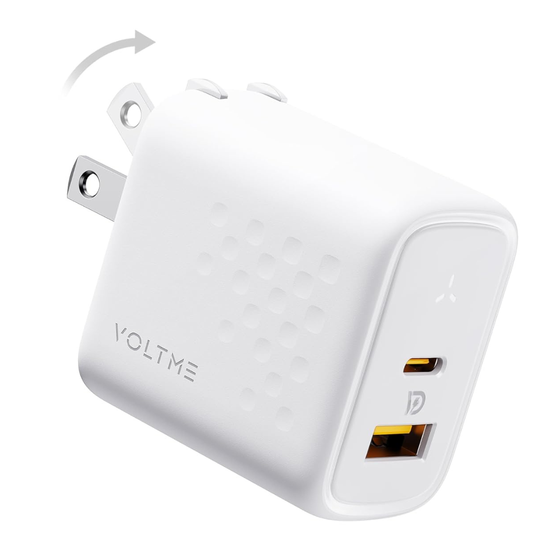 VOLTME 45W GaN PPS USB-C & USB-A Fast Charger Adapter