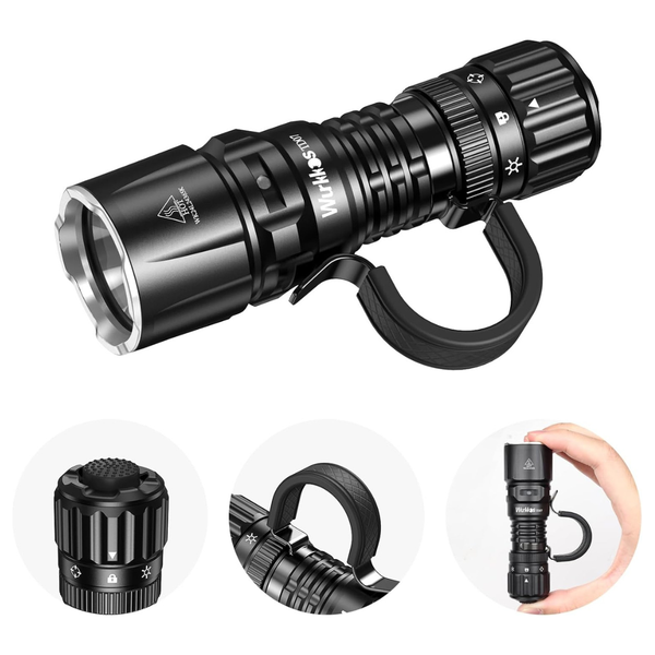 USB-C Rechargeable TD07 LED Tactical Flashlight W/ 1300 Lumen