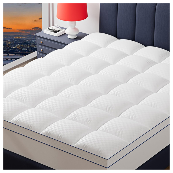 Reitti Extra Thick Queen Mattress Topper With 8-21" Deep Pocket