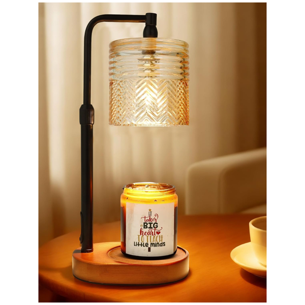 Glass Candle Warmer Lamp With Timer