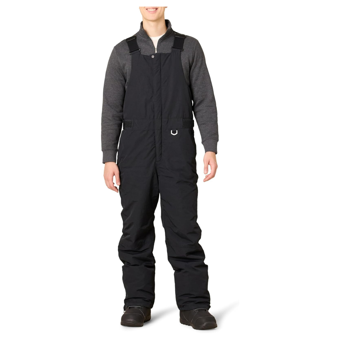 Amazon Essentials Men's Water-Resistant Insulated Snow Bib Overall (3 Colors)