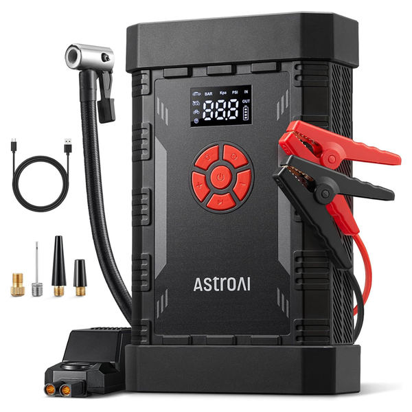 AstroAI A30 4000A Jump Starter & 150PSI Air Compressor And Power Bank