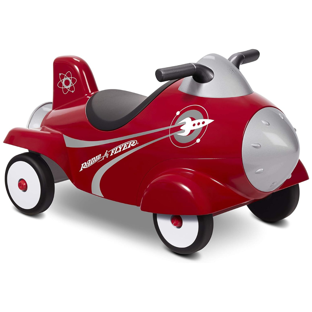 Radio Flyer Retro Rocket Ride-On With Lights And Sound