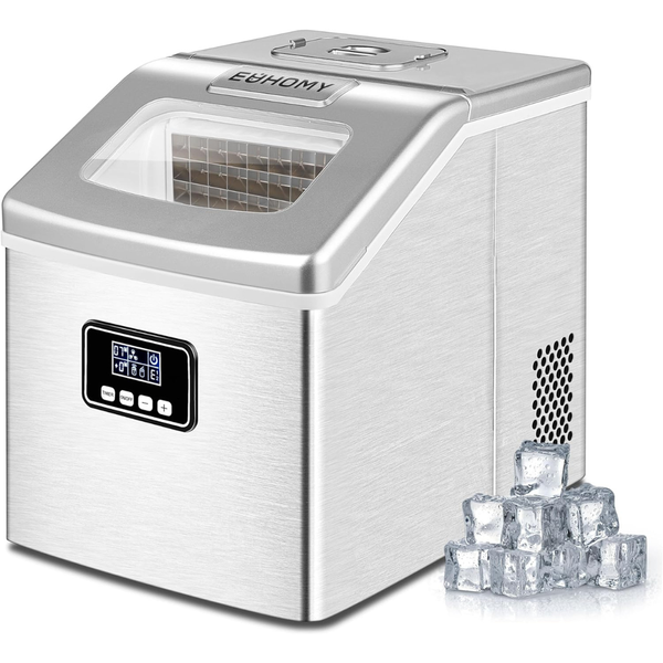 Euhomy Countertop Ice Maker Machine with Ice Scoop & Basket