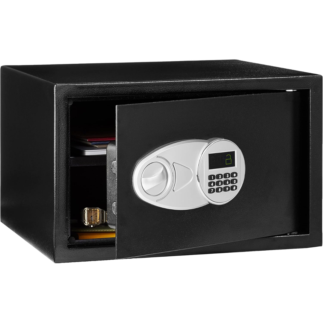 Amazon Basics 1.2 Cu. Ft. Steel Security Safe w/ Keypad & Keys