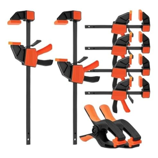 8-Pack Bar Clamps Bar Clamps With 150 LBS Load Limit