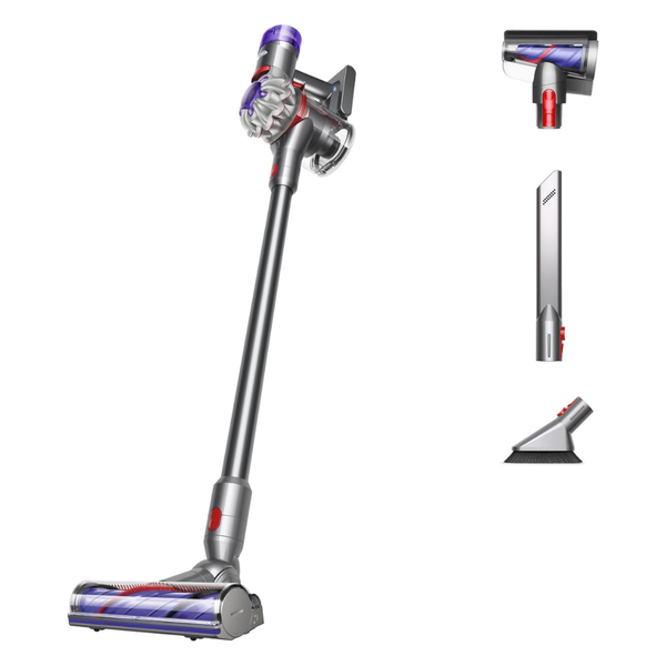 Dyson V8 Plus Cordless Stick Vacuum (Silver/Nickel)