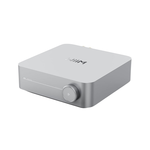 WiiM Amp: Multiroom Streaming Amplifier W/ AirPlay 2 (Silver)