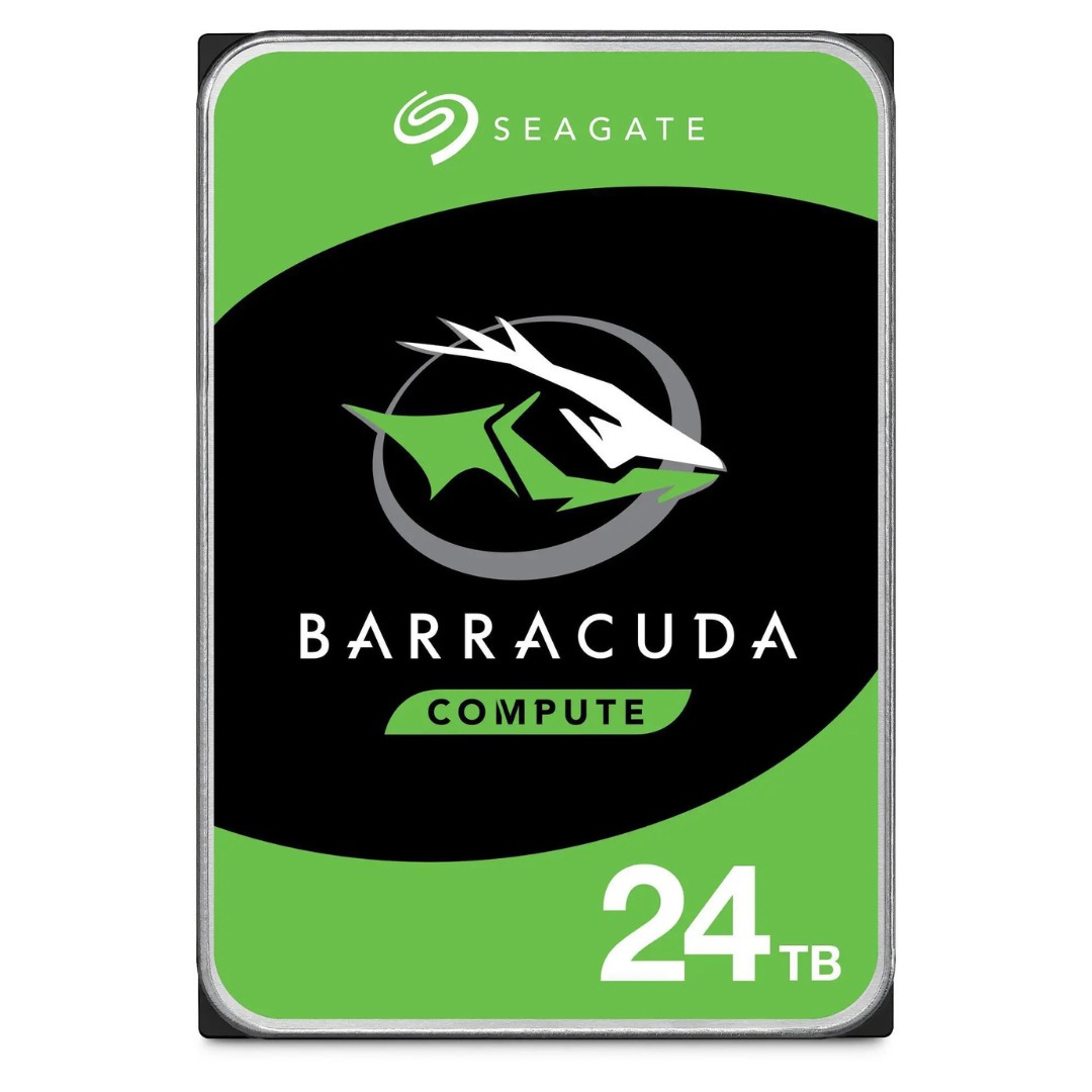 Seagate BarraCuda 24TB 3.5" SATA III 6Gb/s Internal Bare HDD