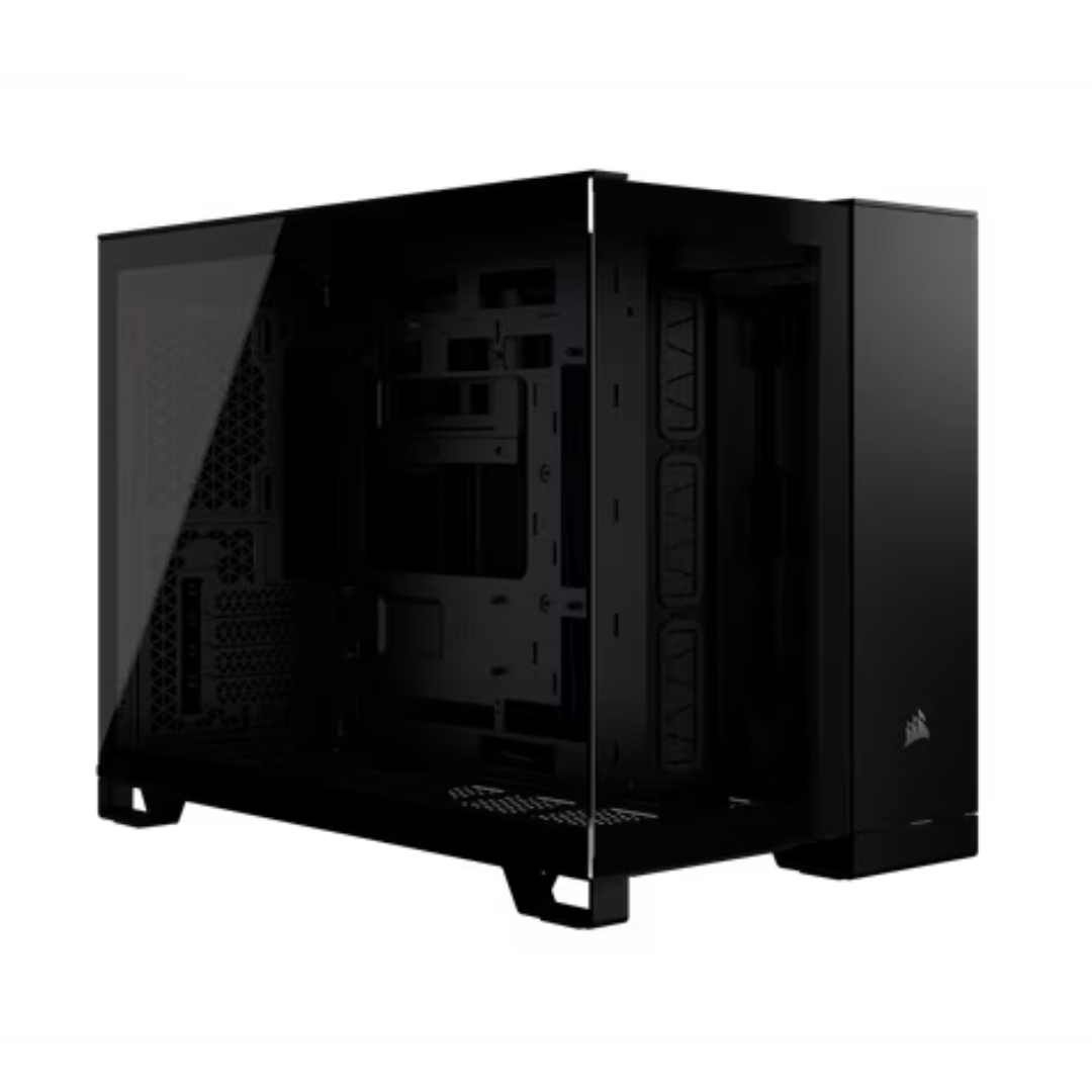 CORSAIR 2500X Tempered Glass mATX PC Case (Black)