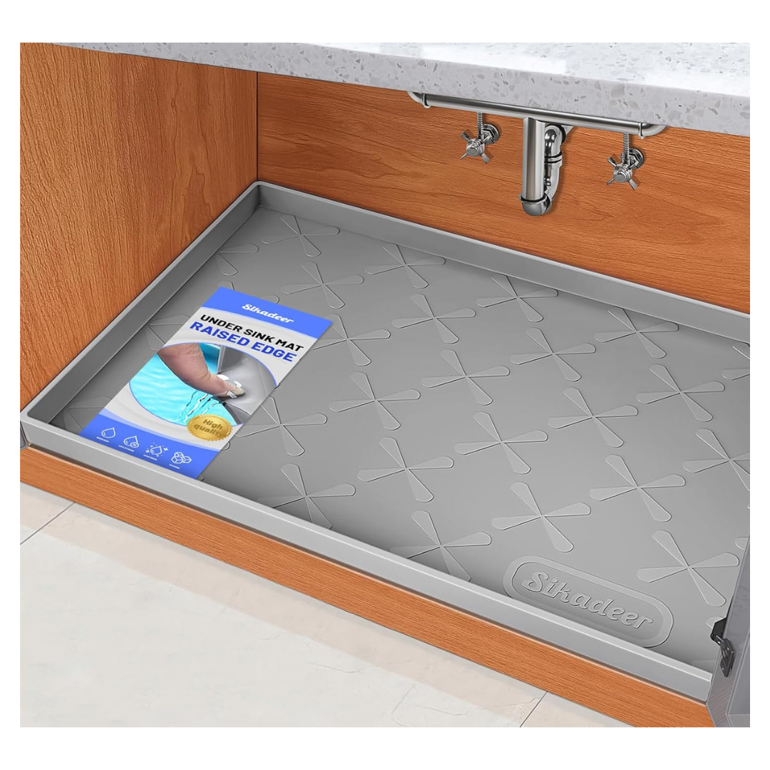 34" x 22" Waterproof Under Sink Mat
