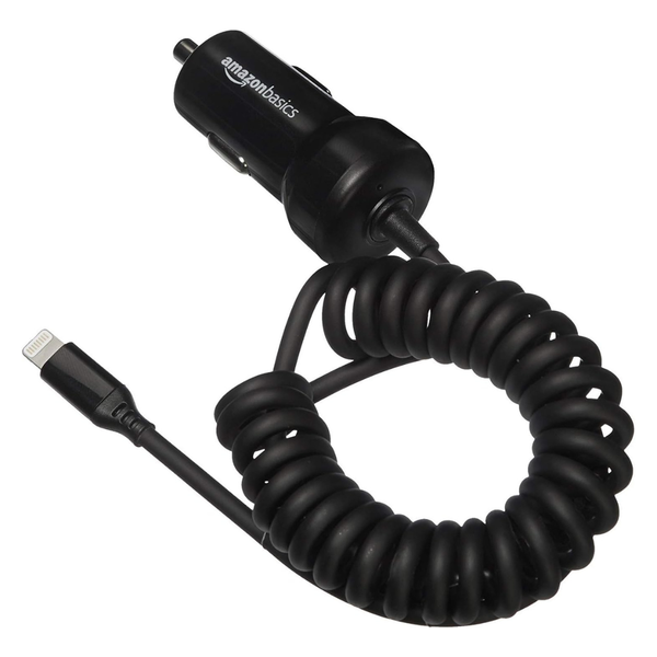 Amazon Basics 12W (5V, 2.4A) Fast Charging Car Charger