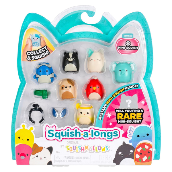8-Pack Squish-a-longs Mini-Squish (Wave 3, Style 4)