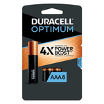 8-Count Duracell Optimum All-Purpose Alkaline AAA Batteries