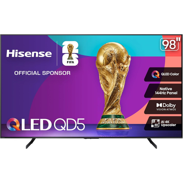 98" Hisense 98QD5QG 4K Ultra HDR Smart QLED Google TV (2025)