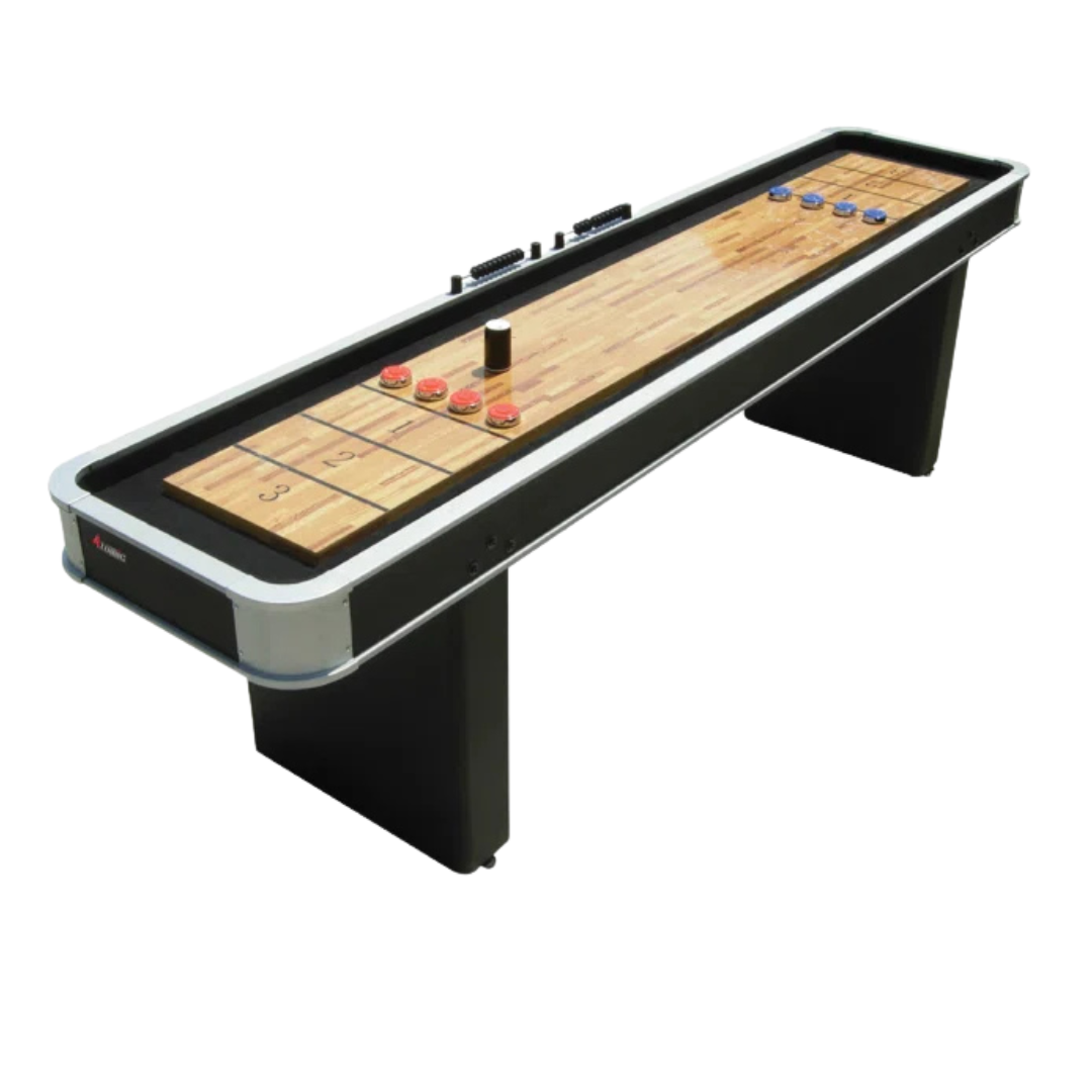 Atomic 9 feet Shuffleboard Table With Poly-Coated Playing Surface