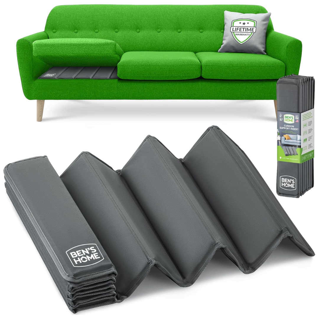 Ben's Home 58" - 67" Heavy Duty Couch Cushion Support Insert
