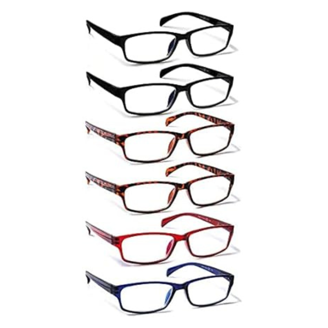 12-Pack Unisex Blue Light Blocking Reading Glasses (Various)