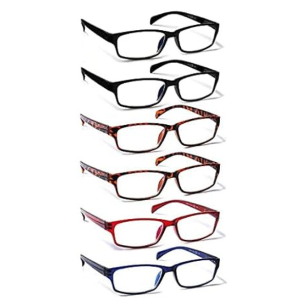 12-Pack Unisex Blue Light Blocking Reading Glasses (Various)