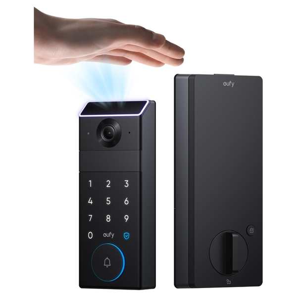eufy FamiLock S3 Smart Lock With Palm Vein Recognition With Camera & Doorbell