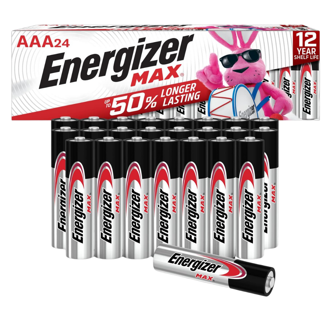 24-Count Energizer Max AAA Alkaline Batteries