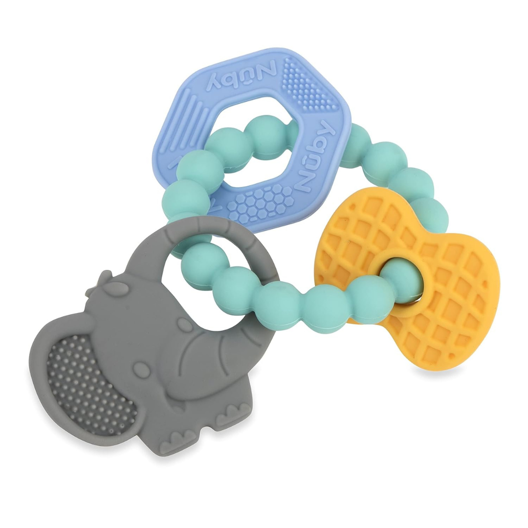 Nuby Chewy Charms Key Silicone Teethe
