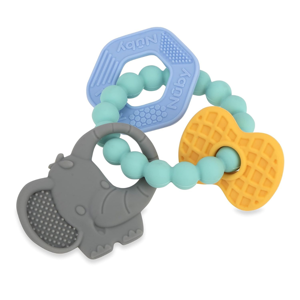 Nuby Chewy Charms Key Silicone Teethe