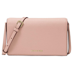 Michael Kors Women's Jet Set Medium Flap Crossbody Bag (Soft Pink)