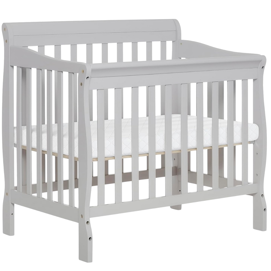 Dream On Me Aden 4-In-1 Convertible Mini Baby Crib