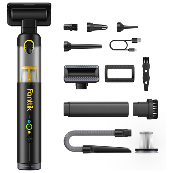 Fanttik Slim V10 APEX 4-In-1 Portable Cordless Car Vacuum