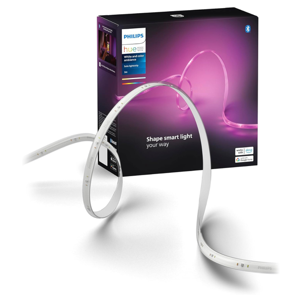Philips Hue Indoor 10ft Smart LED Solo lightstrip Base Kit With Hue App [Used - Like New]