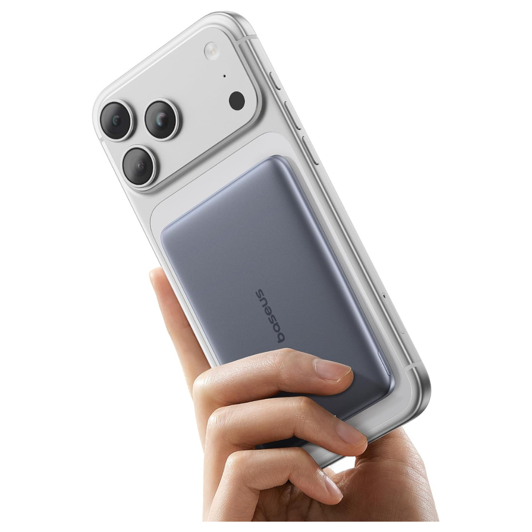 5000mAh Baseus Ultra Slim MagSafe Wireless Portable Charger